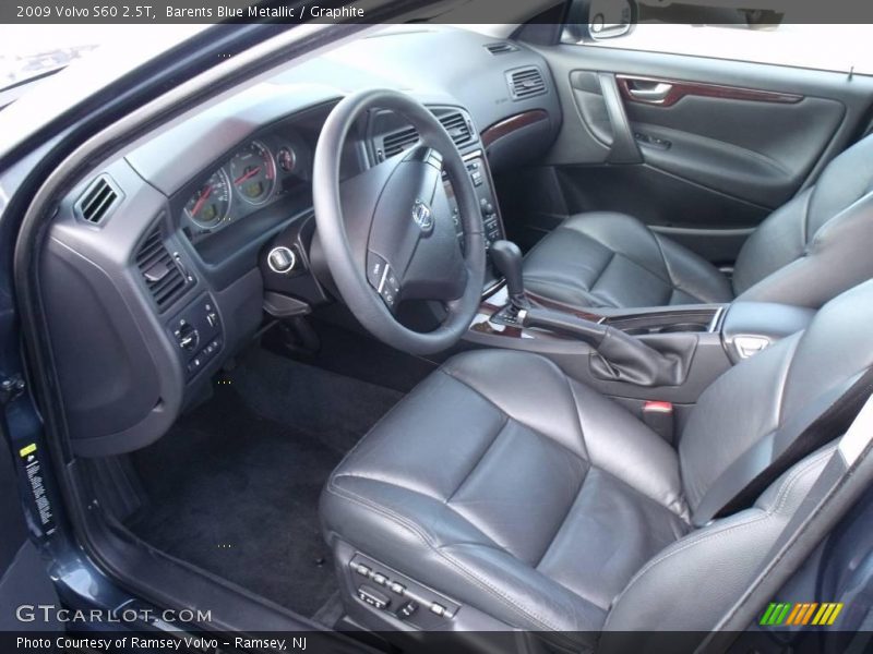 Barents Blue Metallic / Graphite 2009 Volvo S60 2.5T