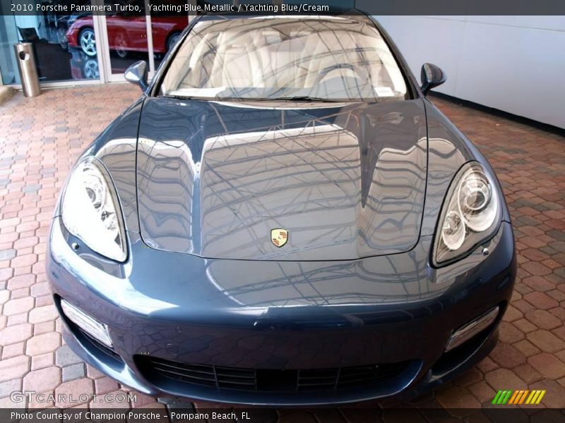 Yachting Blue Metallic / Yachting Blue/Cream 2010 Porsche Panamera Turbo