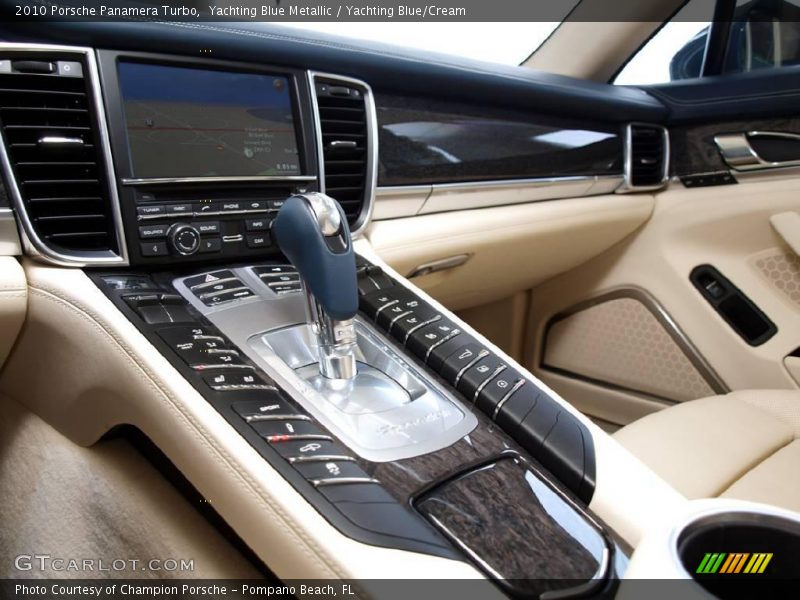 Yachting Blue Metallic / Yachting Blue/Cream 2010 Porsche Panamera Turbo