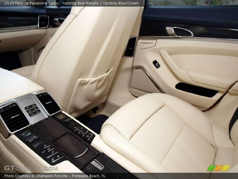 Yachting Blue Metallic / Yachting Blue/Cream 2010 Porsche Panamera Turbo
