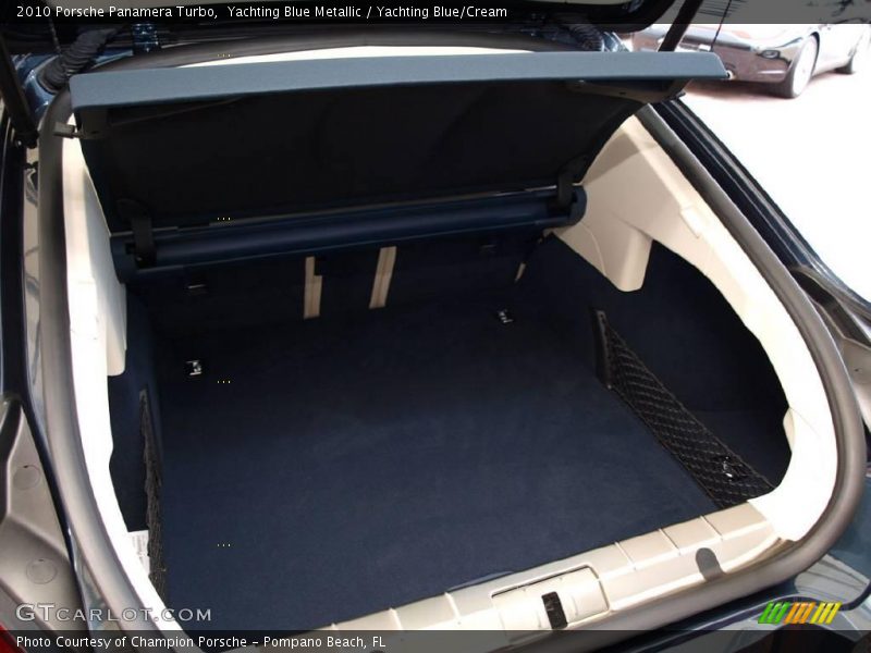 Yachting Blue Metallic / Yachting Blue/Cream 2010 Porsche Panamera Turbo