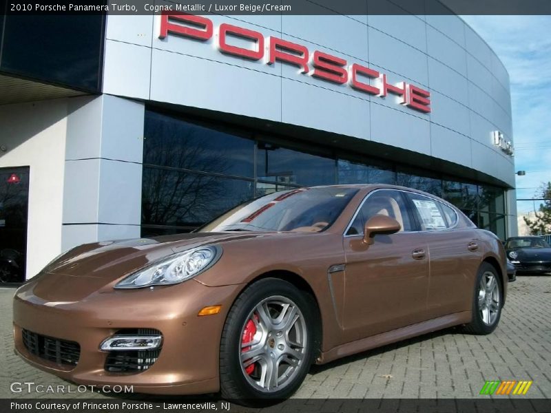 Cognac Metallic / Luxor Beige/Cream 2010 Porsche Panamera Turbo