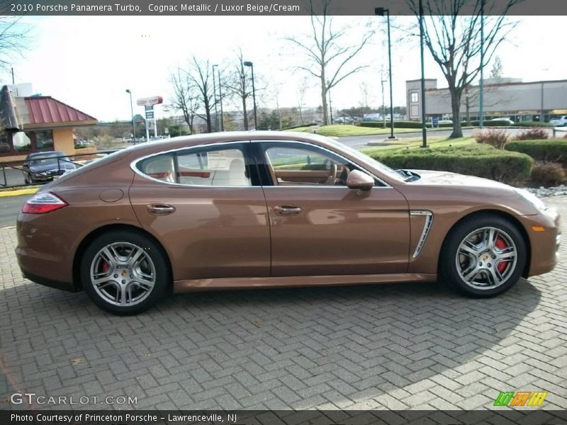 Cognac Metallic / Luxor Beige/Cream 2010 Porsche Panamera Turbo