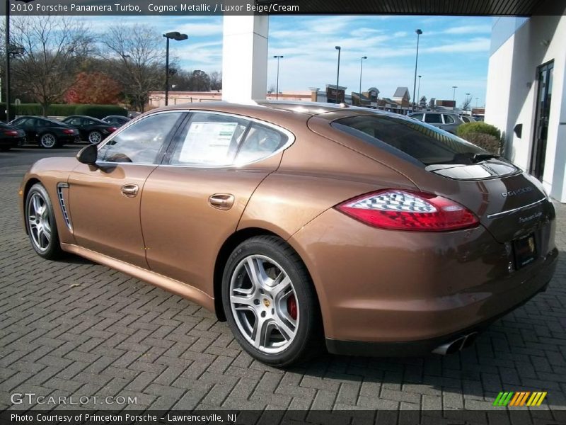 Cognac Metallic / Luxor Beige/Cream 2010 Porsche Panamera Turbo