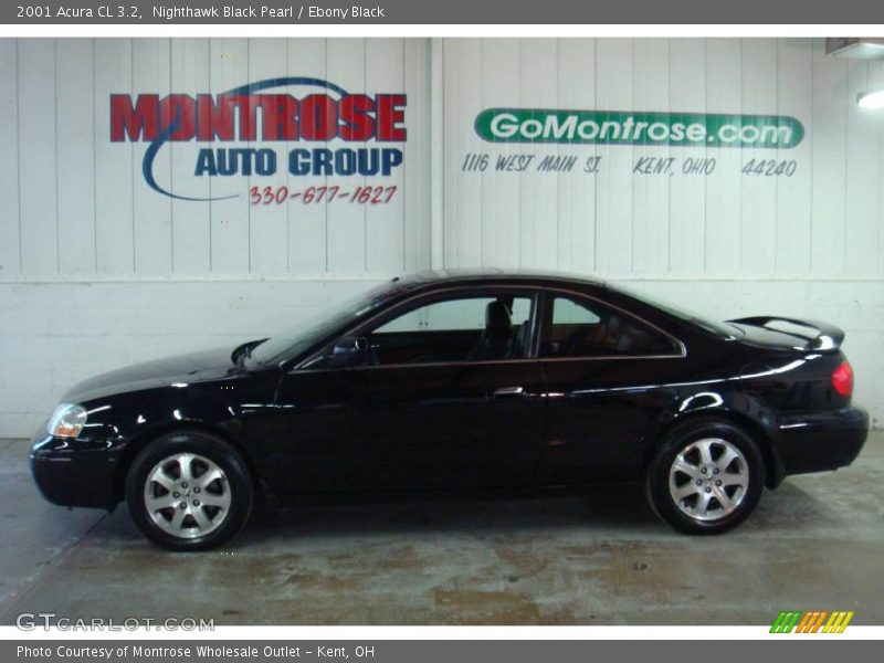 Nighthawk Black Pearl / Ebony Black 2001 Acura CL 3.2