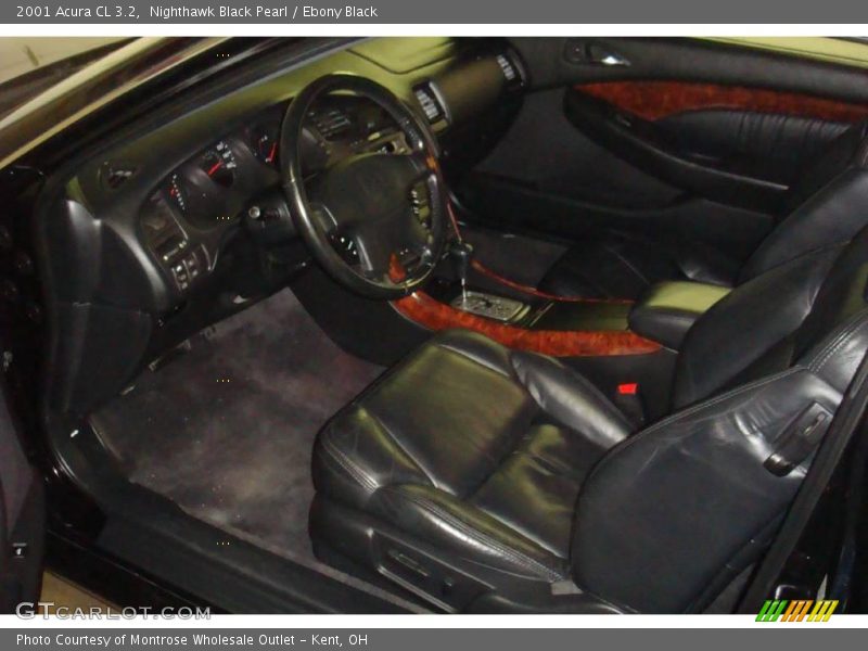 Nighthawk Black Pearl / Ebony Black 2001 Acura CL 3.2