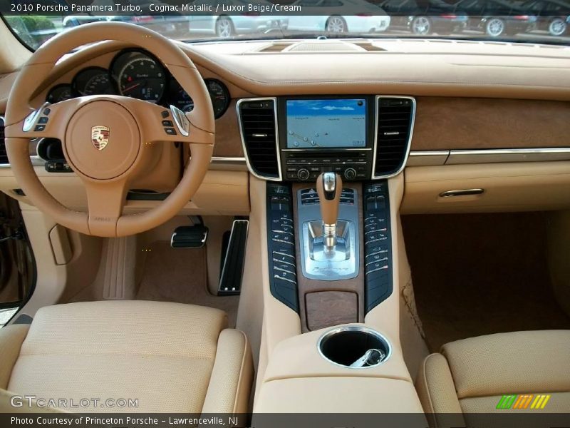 Cognac Metallic / Luxor Beige/Cream 2010 Porsche Panamera Turbo