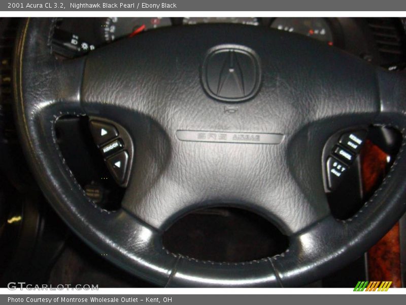 Nighthawk Black Pearl / Ebony Black 2001 Acura CL 3.2