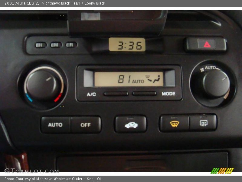 Nighthawk Black Pearl / Ebony Black 2001 Acura CL 3.2