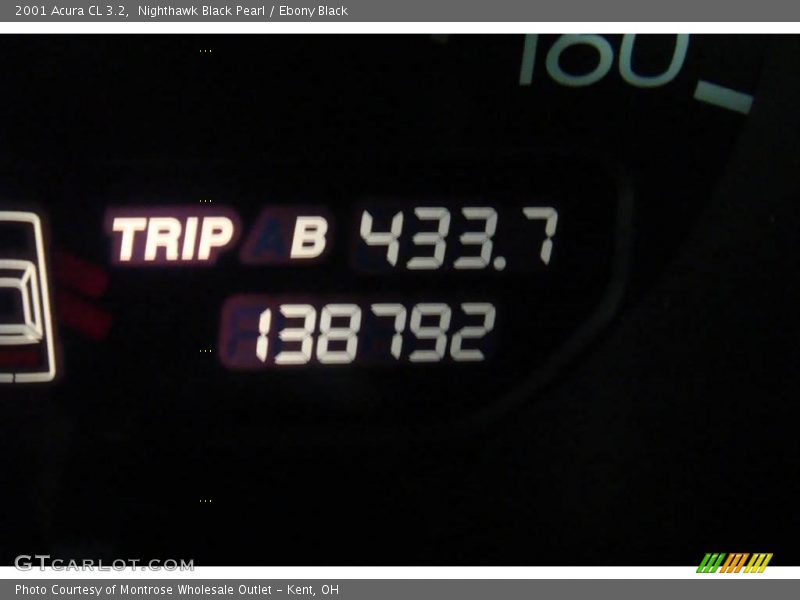 Nighthawk Black Pearl / Ebony Black 2001 Acura CL 3.2