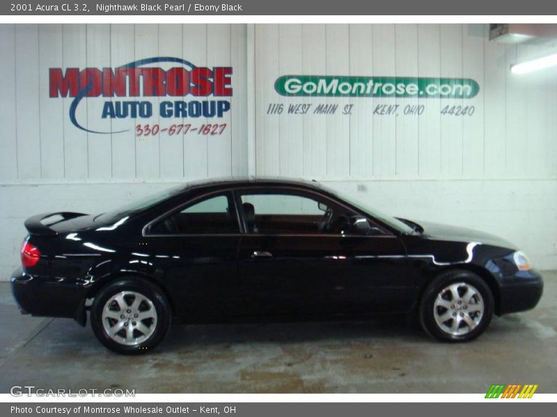Nighthawk Black Pearl / Ebony Black 2001 Acura CL 3.2