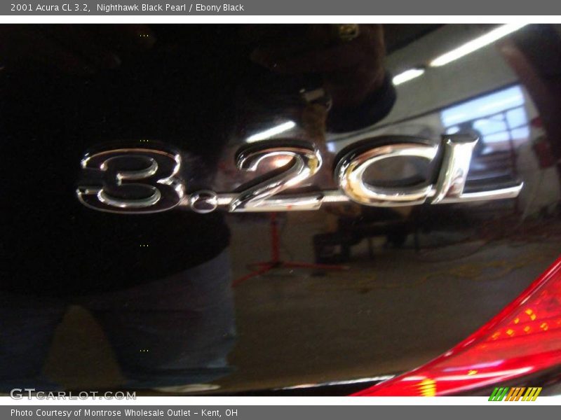 Nighthawk Black Pearl / Ebony Black 2001 Acura CL 3.2
