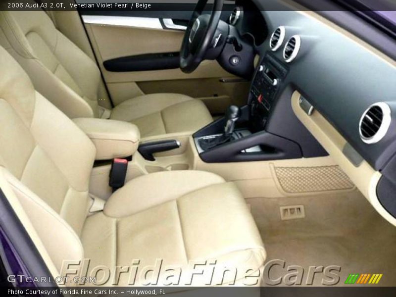 Venetian Violet Pearl / Beige 2006 Audi A3 2.0T