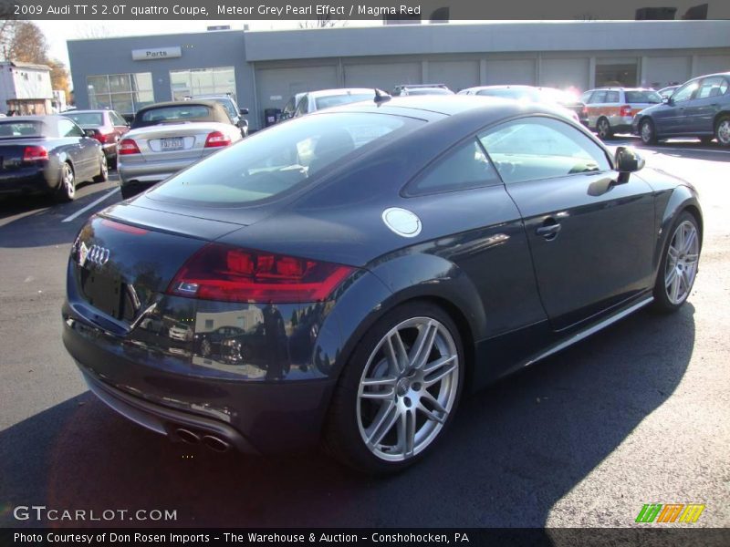 Meteor Grey Pearl Effect / Magma Red 2009 Audi TT S 2.0T quattro Coupe
