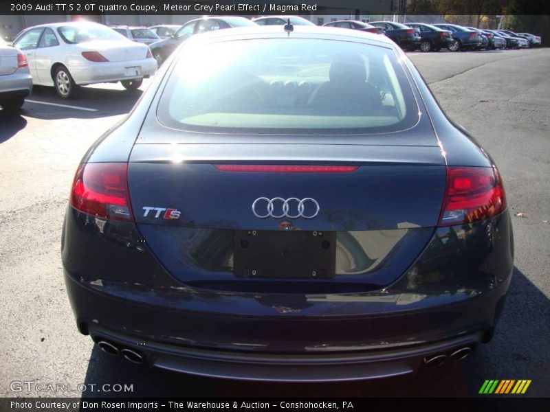 Meteor Grey Pearl Effect / Magma Red 2009 Audi TT S 2.0T quattro Coupe