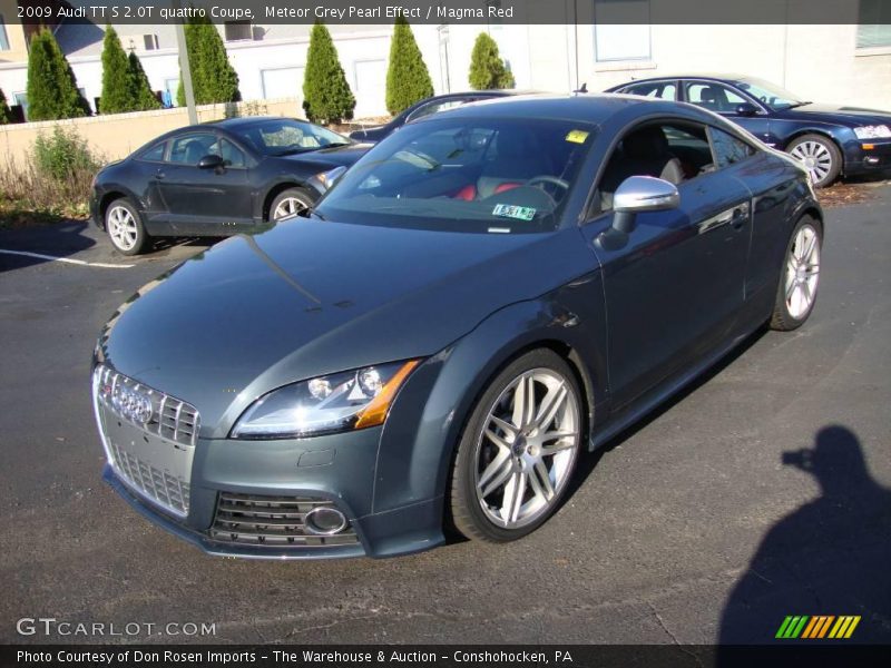 Meteor Grey Pearl Effect / Magma Red 2009 Audi TT S 2.0T quattro Coupe