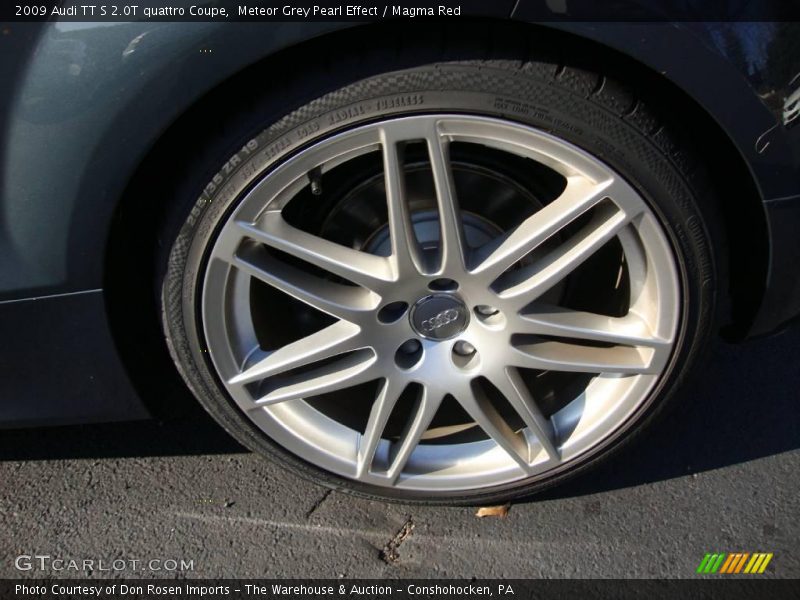 Meteor Grey Pearl Effect / Magma Red 2009 Audi TT S 2.0T quattro Coupe