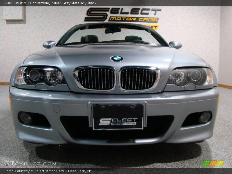 Silver Grey Metallic / Black 2006 BMW M3 Convertible
