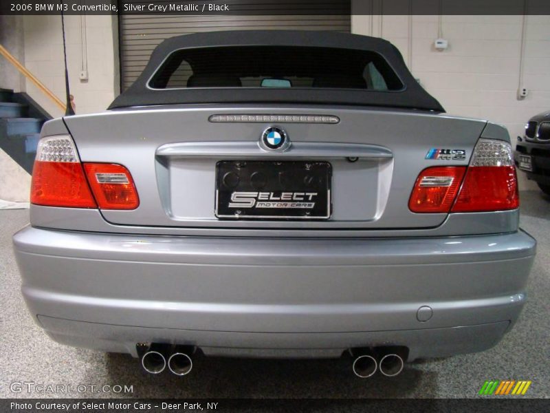 Silver Grey Metallic / Black 2006 BMW M3 Convertible