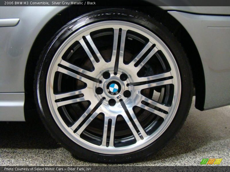 Silver Grey Metallic / Black 2006 BMW M3 Convertible
