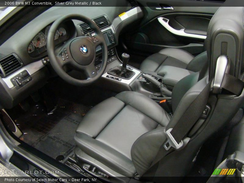Silver Grey Metallic / Black 2006 BMW M3 Convertible