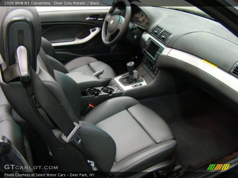 Silver Grey Metallic / Black 2006 BMW M3 Convertible