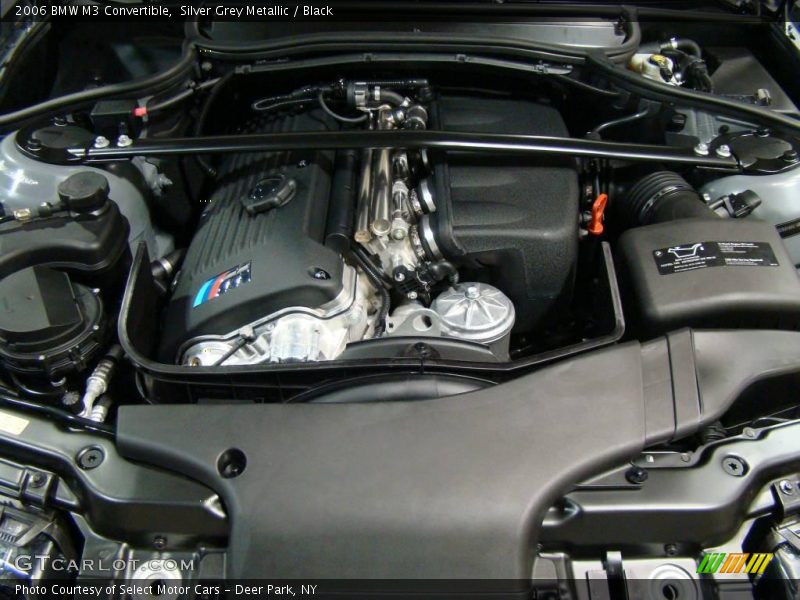 Silver Grey Metallic / Black 2006 BMW M3 Convertible