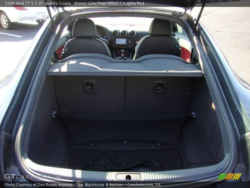 Meteor Grey Pearl Effect / Magma Red 2009 Audi TT S 2.0T quattro Coupe
