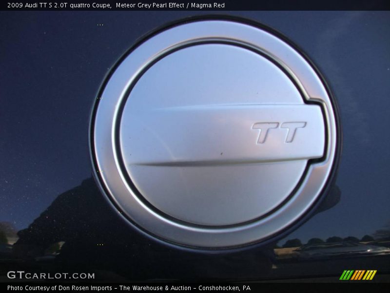 Meteor Grey Pearl Effect / Magma Red 2009 Audi TT S 2.0T quattro Coupe