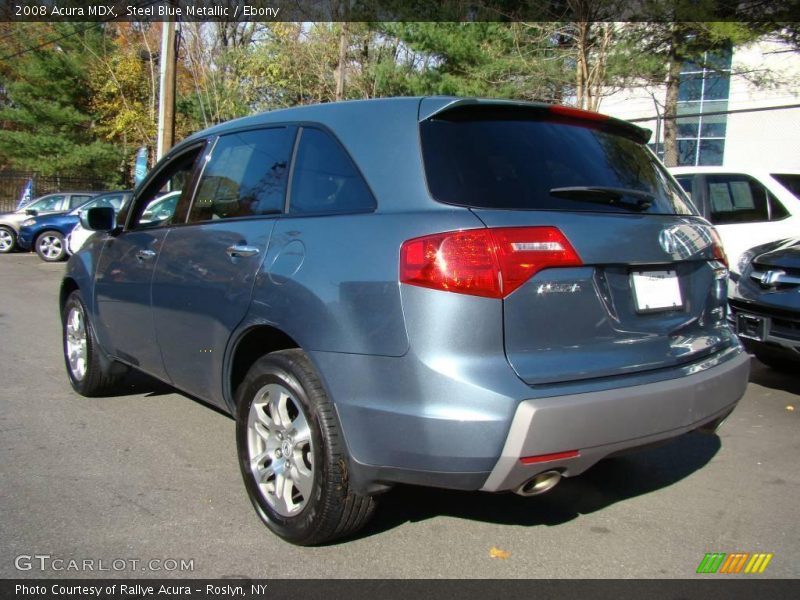Steel Blue Metallic / Ebony 2008 Acura MDX
