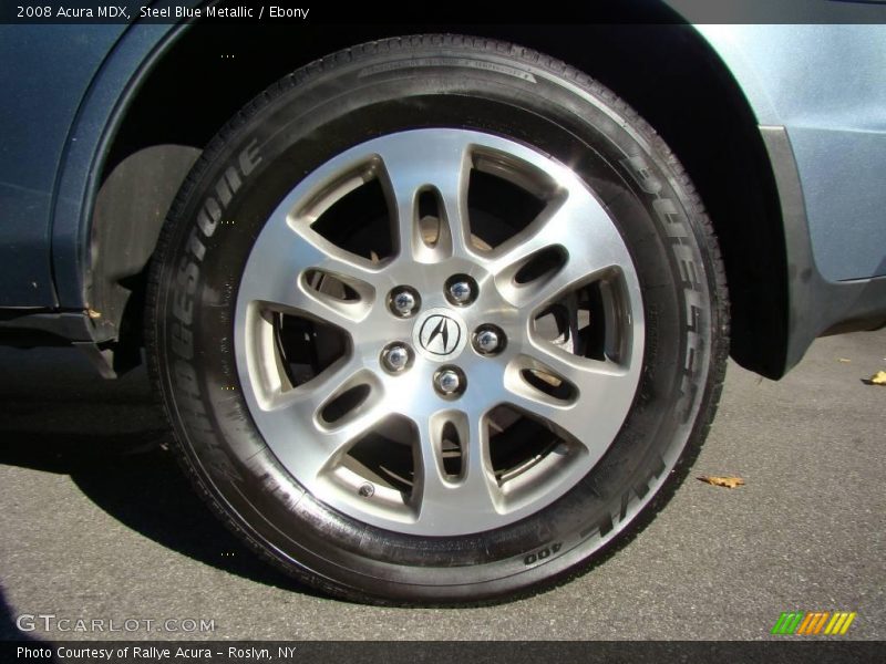 Steel Blue Metallic / Ebony 2008 Acura MDX