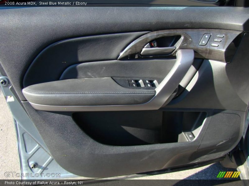 Steel Blue Metallic / Ebony 2008 Acura MDX