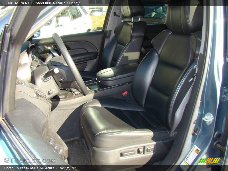 Steel Blue Metallic / Ebony 2008 Acura MDX