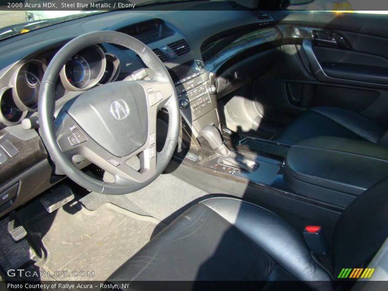 Steel Blue Metallic / Ebony 2008 Acura MDX