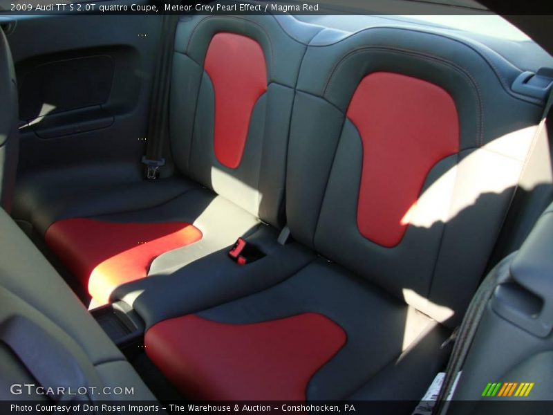 Meteor Grey Pearl Effect / Magma Red 2009 Audi TT S 2.0T quattro Coupe
