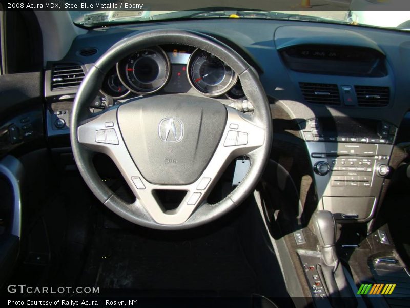 Steel Blue Metallic / Ebony 2008 Acura MDX