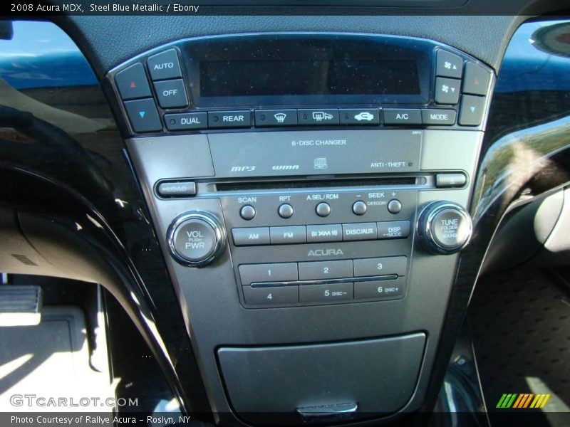 Steel Blue Metallic / Ebony 2008 Acura MDX