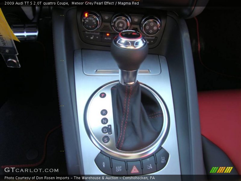 Meteor Grey Pearl Effect / Magma Red 2009 Audi TT S 2.0T quattro Coupe