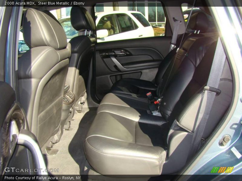 Steel Blue Metallic / Ebony 2008 Acura MDX