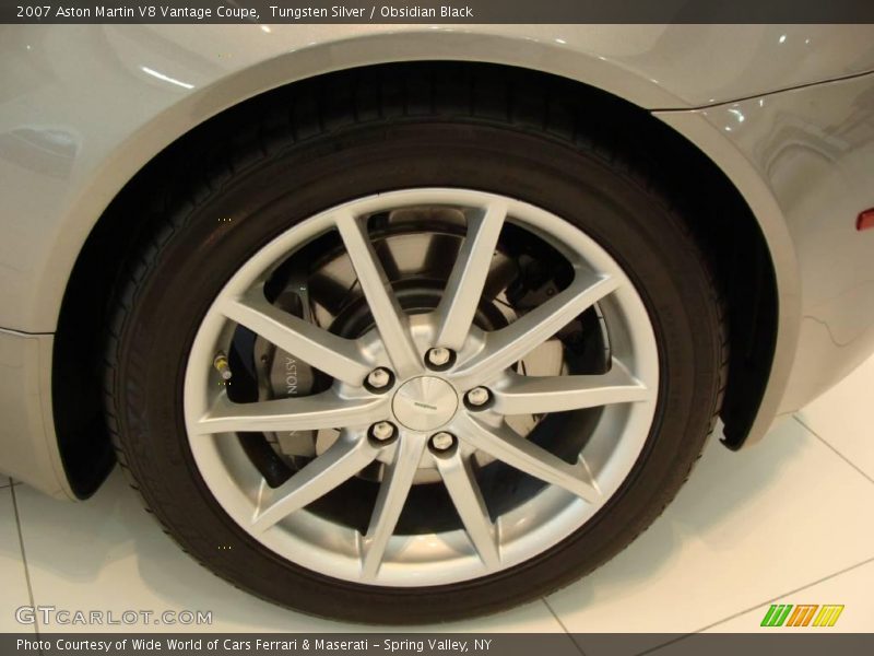Tungsten Silver / Obsidian Black 2007 Aston Martin V8 Vantage Coupe