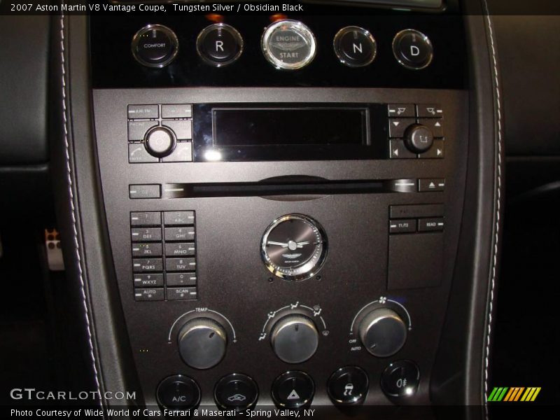 Tungsten Silver / Obsidian Black 2007 Aston Martin V8 Vantage Coupe
