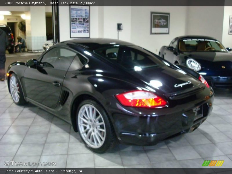 Basalt Black Metallic / Black 2006 Porsche Cayman S