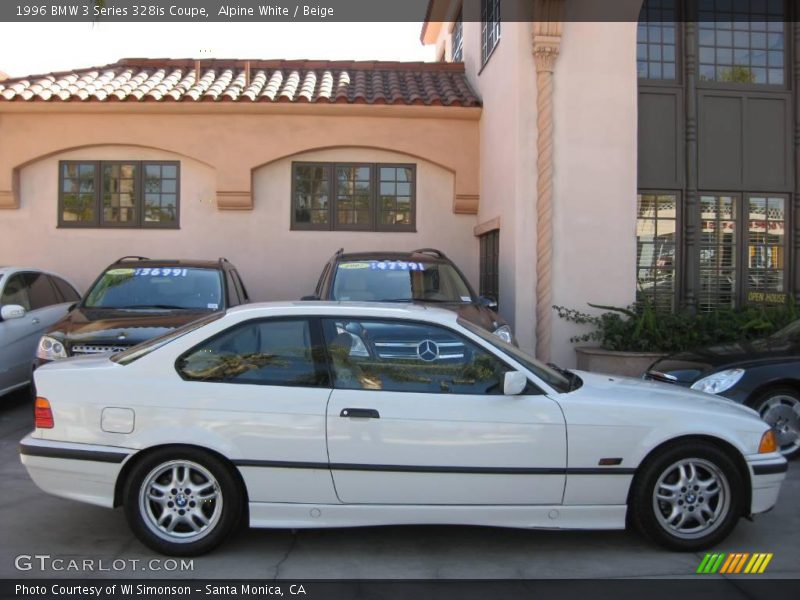 Alpine White / Beige 1996 BMW 3 Series 328is Coupe