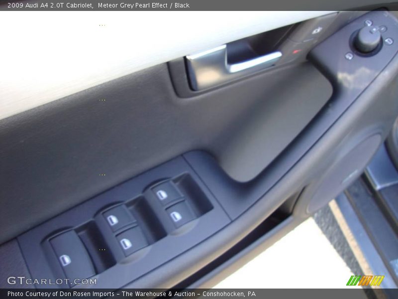 Meteor Grey Pearl Effect / Black 2009 Audi A4 2.0T Cabriolet