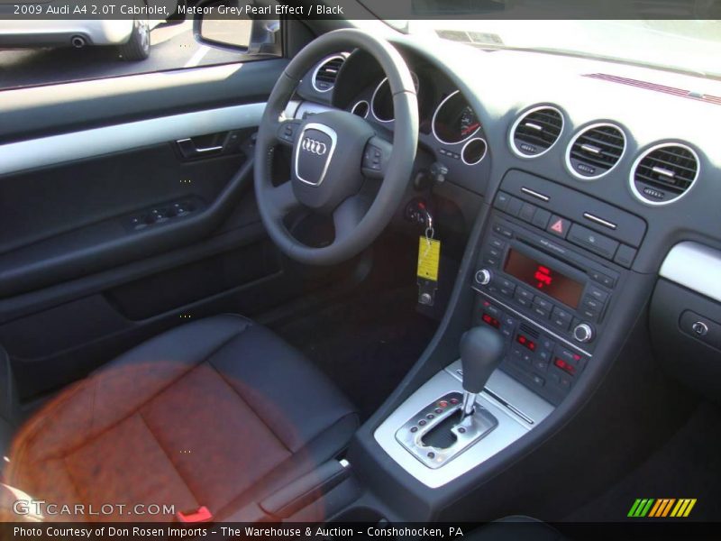 Meteor Grey Pearl Effect / Black 2009 Audi A4 2.0T Cabriolet