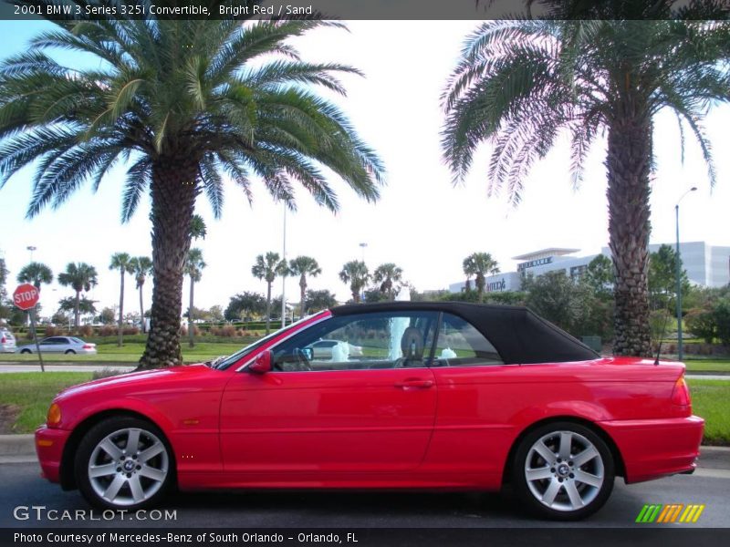 Bright Red / Sand 2001 BMW 3 Series 325i Convertible
