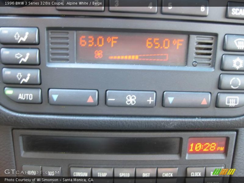 Alpine White / Beige 1996 BMW 3 Series 328is Coupe