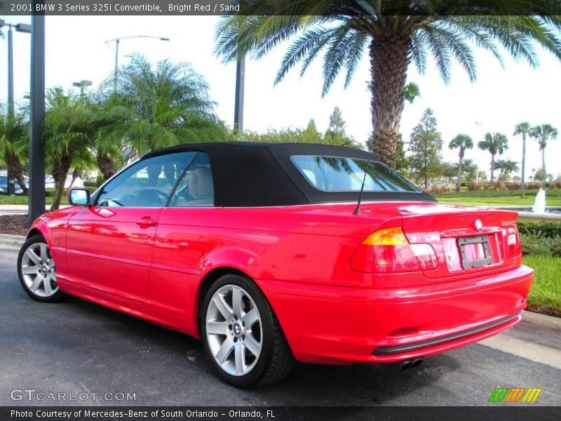 Bright Red / Sand 2001 BMW 3 Series 325i Convertible