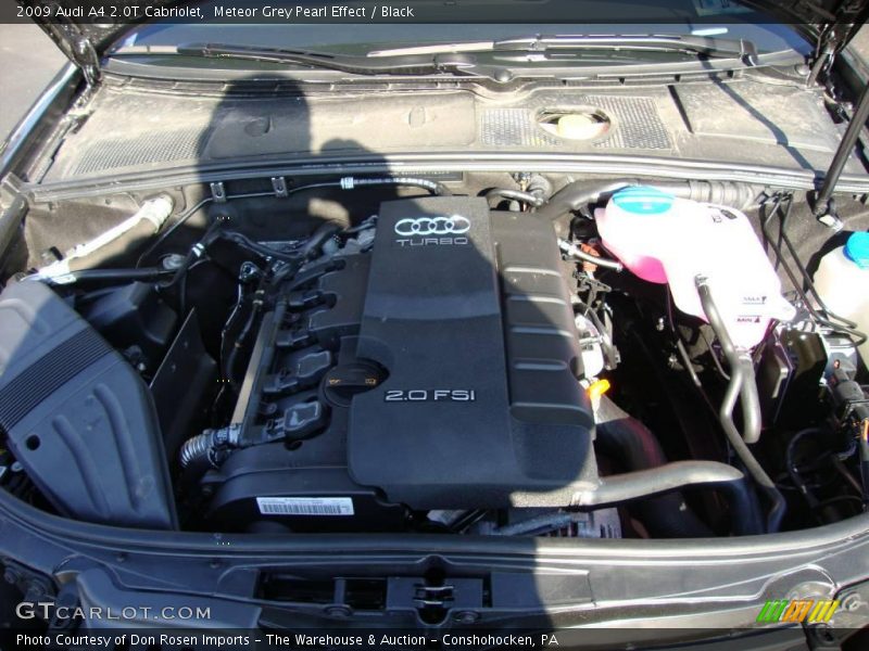 Meteor Grey Pearl Effect / Black 2009 Audi A4 2.0T Cabriolet