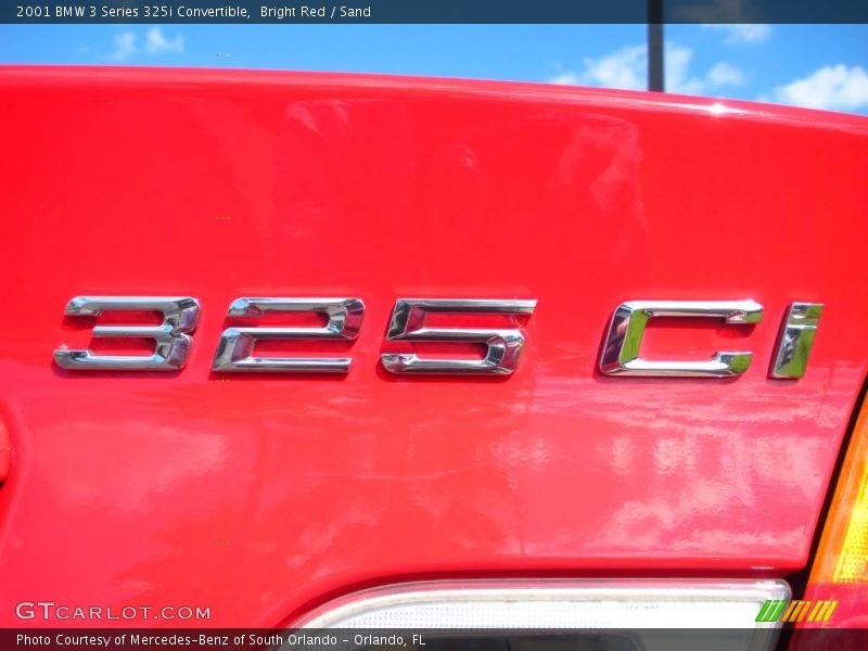 Bright Red / Sand 2001 BMW 3 Series 325i Convertible